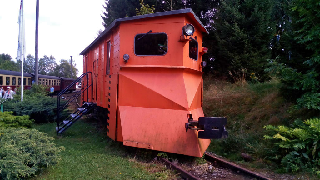 El quitanieves se puede visitar por dentro. Esta vez estaba cerrado.