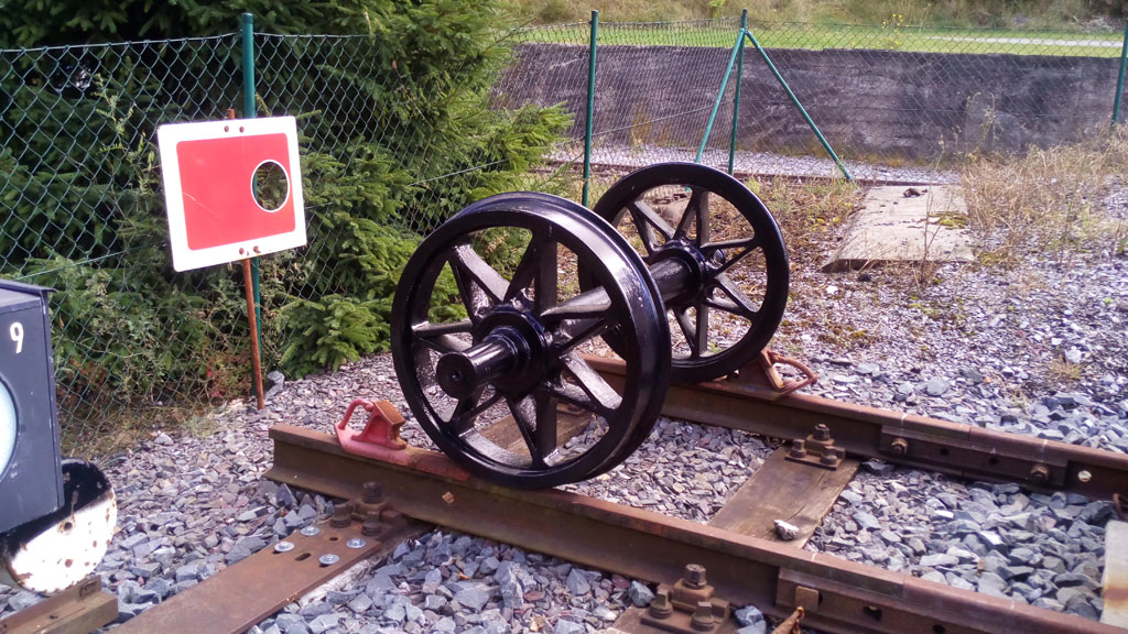 Rueda de radios del tipo antiguo
