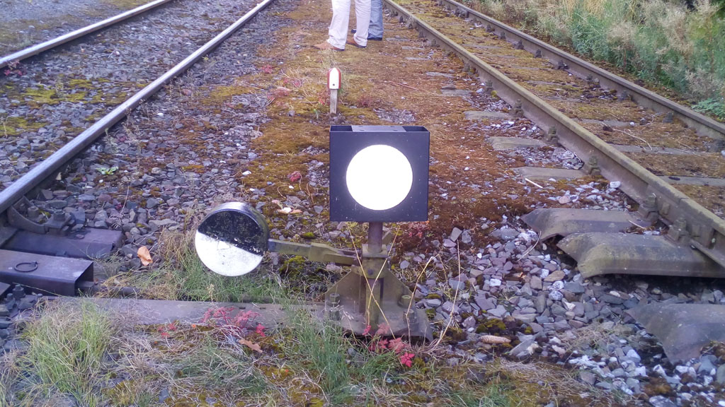 Cambio de vía del modelo habitual de la HSB