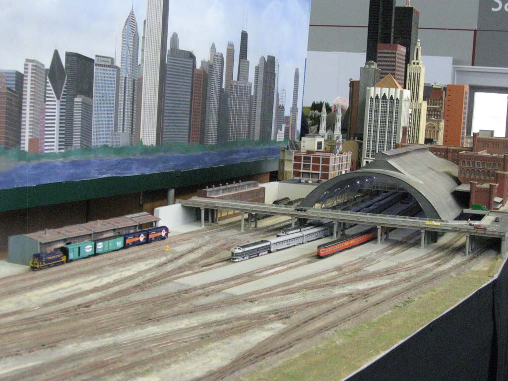 Entrada a una estación central en la ciudad de los rascacielos