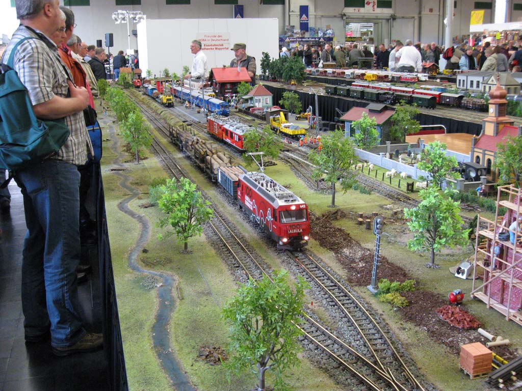 Maqueta de gran escala de los amigos del ferrocarril de Wuppertal