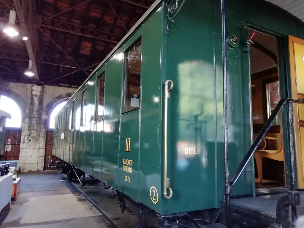 El mismo coche de III clase visto en perspectiva