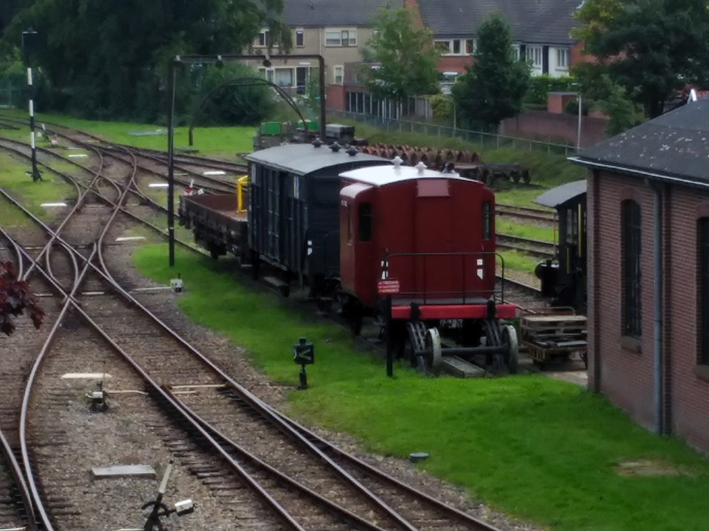 Vagón del jefe de tren NS Dg 2682, fabricado en 1958