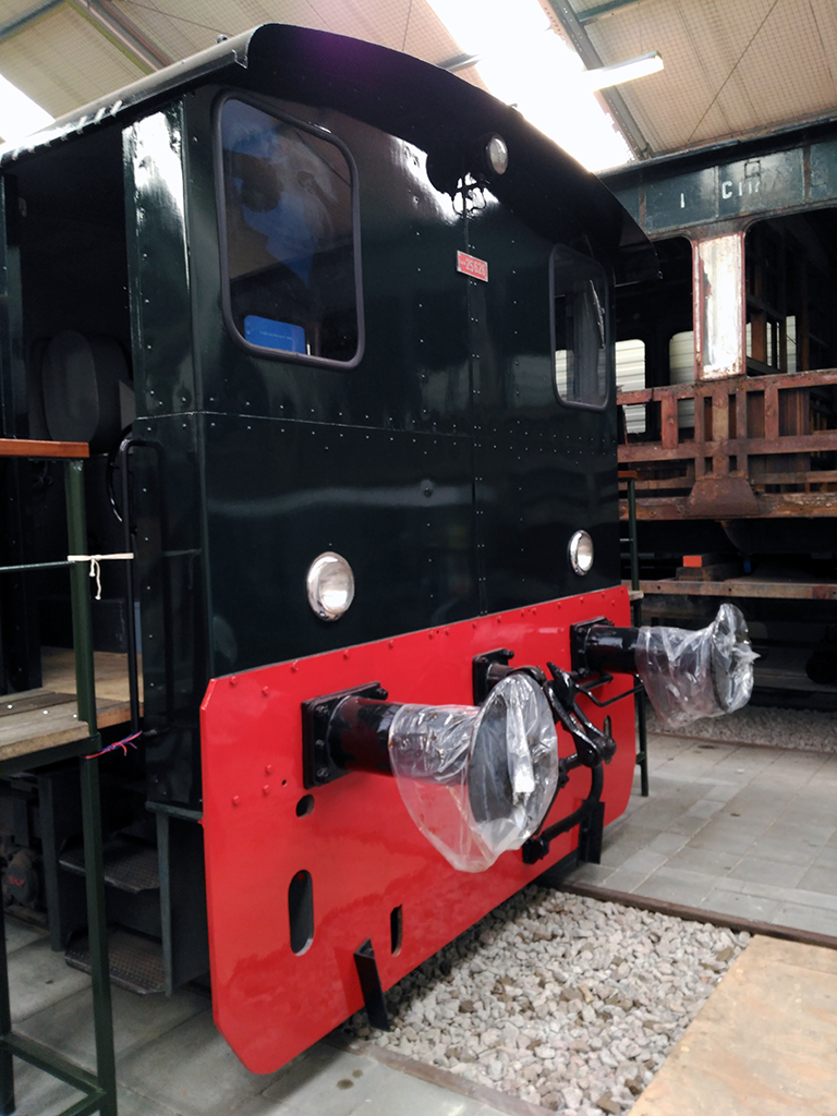 Locomotora 13, Harculo de Orestein&Koppel. Fab. 1954