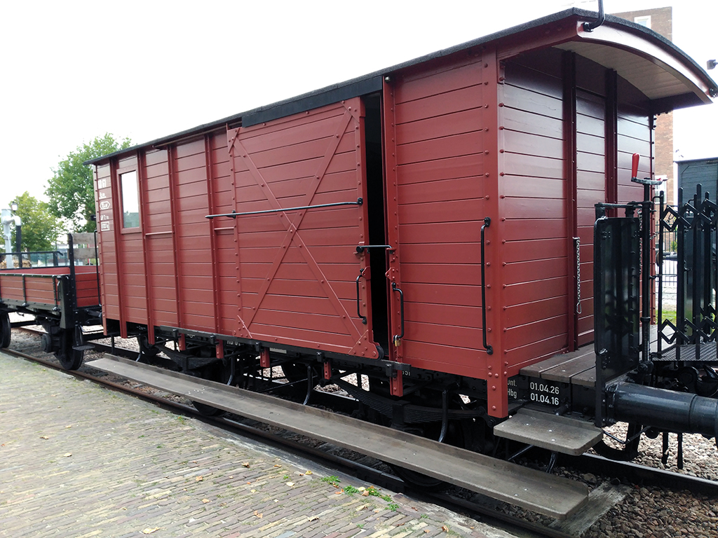 Vagón postal tipo KKB PwPost 1 fabricado en 1900 por WF Uerdingen